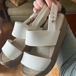 Crocs Brooklyn wedge sandals